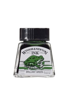 Tinta Dibujo W&N 14 ml Verde Brillante