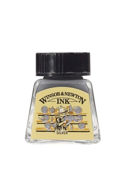 Tinta Dibujo W&N 14 ml Plata