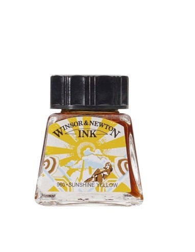 Tinta Dibujo W&N 14 ml Amarillo Sol
