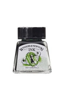 Tinta Dibujo W&N 14 ml Verde Esmeralda