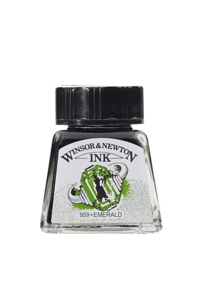 Tinta Dibujo W&N 14 ml Verde Esmeralda