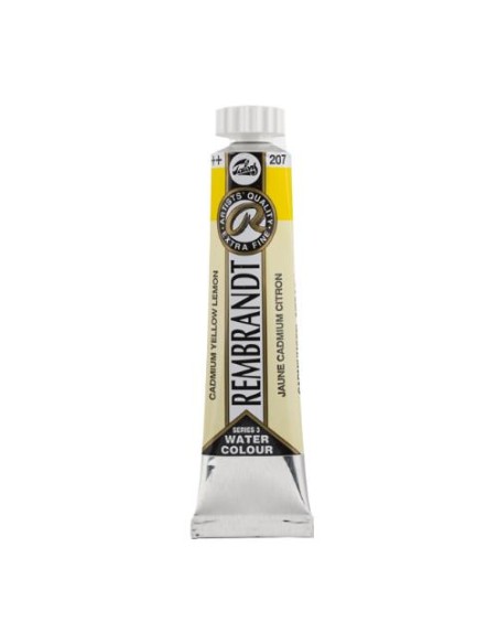 Acuarela Rembrandt 20 ml Amarillo Cadmio Limón Nº207