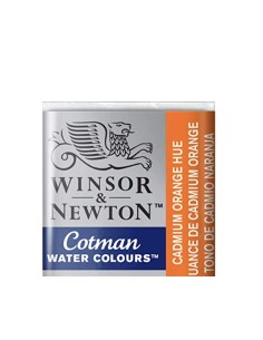 Acuarela W&N Cotman 1/2 Godet Amarillo Cadmio Naranja