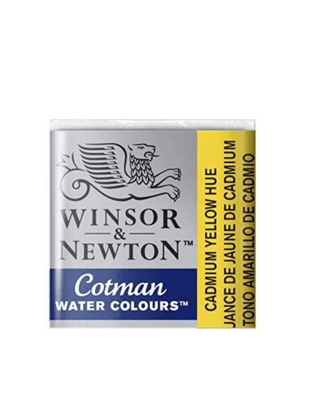 Acuarela W&N Cotman 1/2 Godet Amarillo de Cadmio Claro