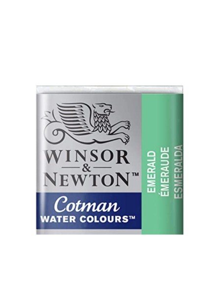 Acuarela W&N Cotman 1/2 Godet Verde Esmeralda