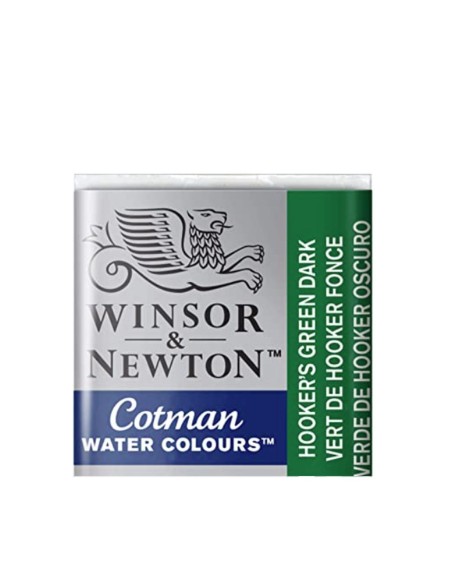 Acuarela W&N Cotman 1/2 Godet Verde Hooker