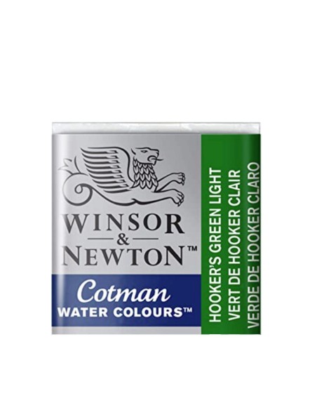 Acuarela W&N Cotman 1/2 Godet Verde Hooker Claro