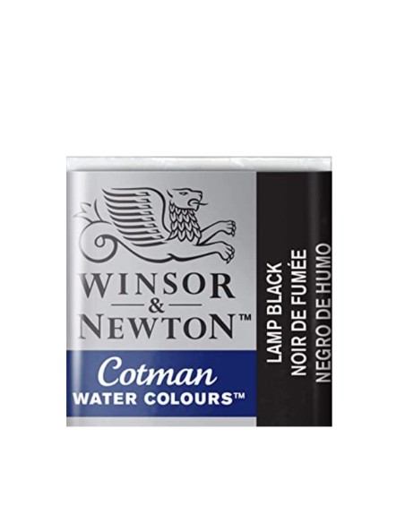 Acuarela W&N Cotman 1/2 Godet Negro de Humo