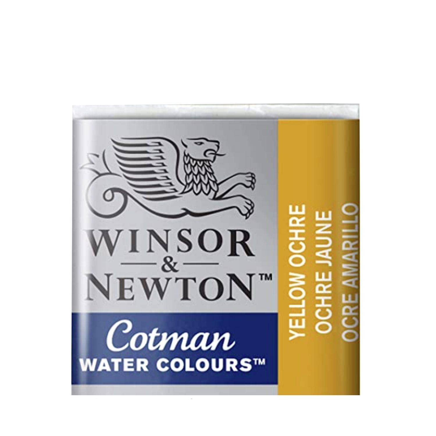 Acuarela wn cotman 1-2 godet ocre amarillo