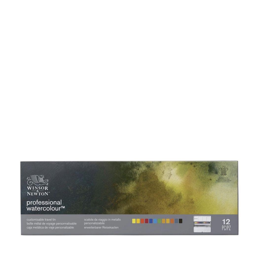 Caja de metal acuarela wn 12 godet