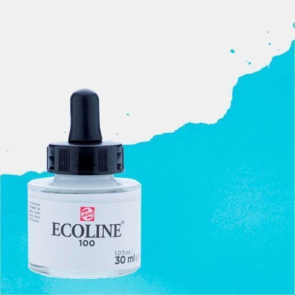 Acuarela liquida ecoline 30 ml azul celeste