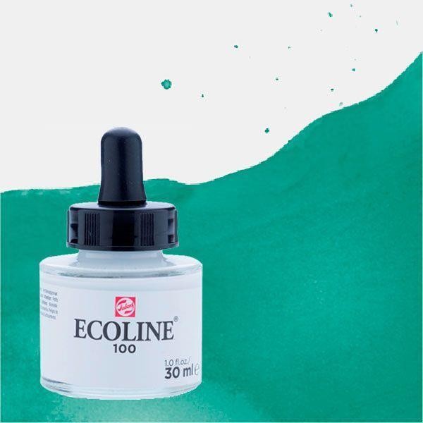 Acuarela liquida ecoline 30 ml verde oscuro