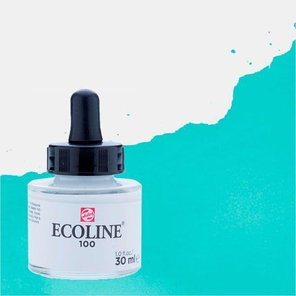 Acuarela liquida ecoline 30 ml verde turquesa