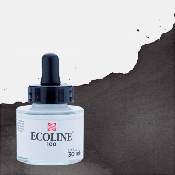 Acuarela liquida ecoline 30 ml negro