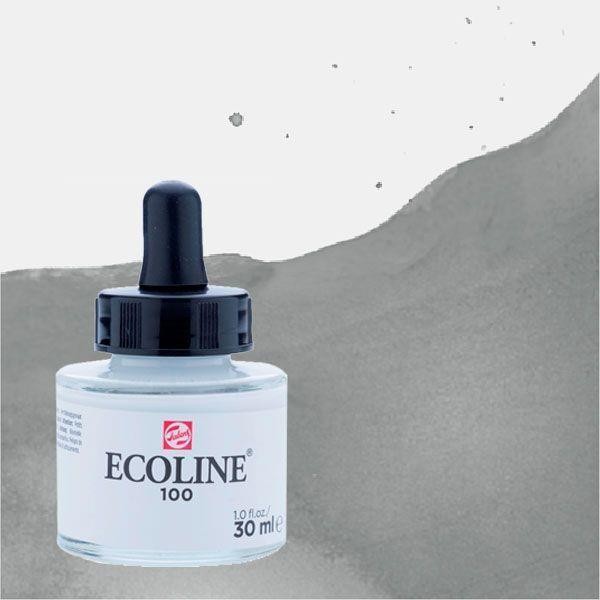 Acuarela liquida ecoline 30 ml gris frio