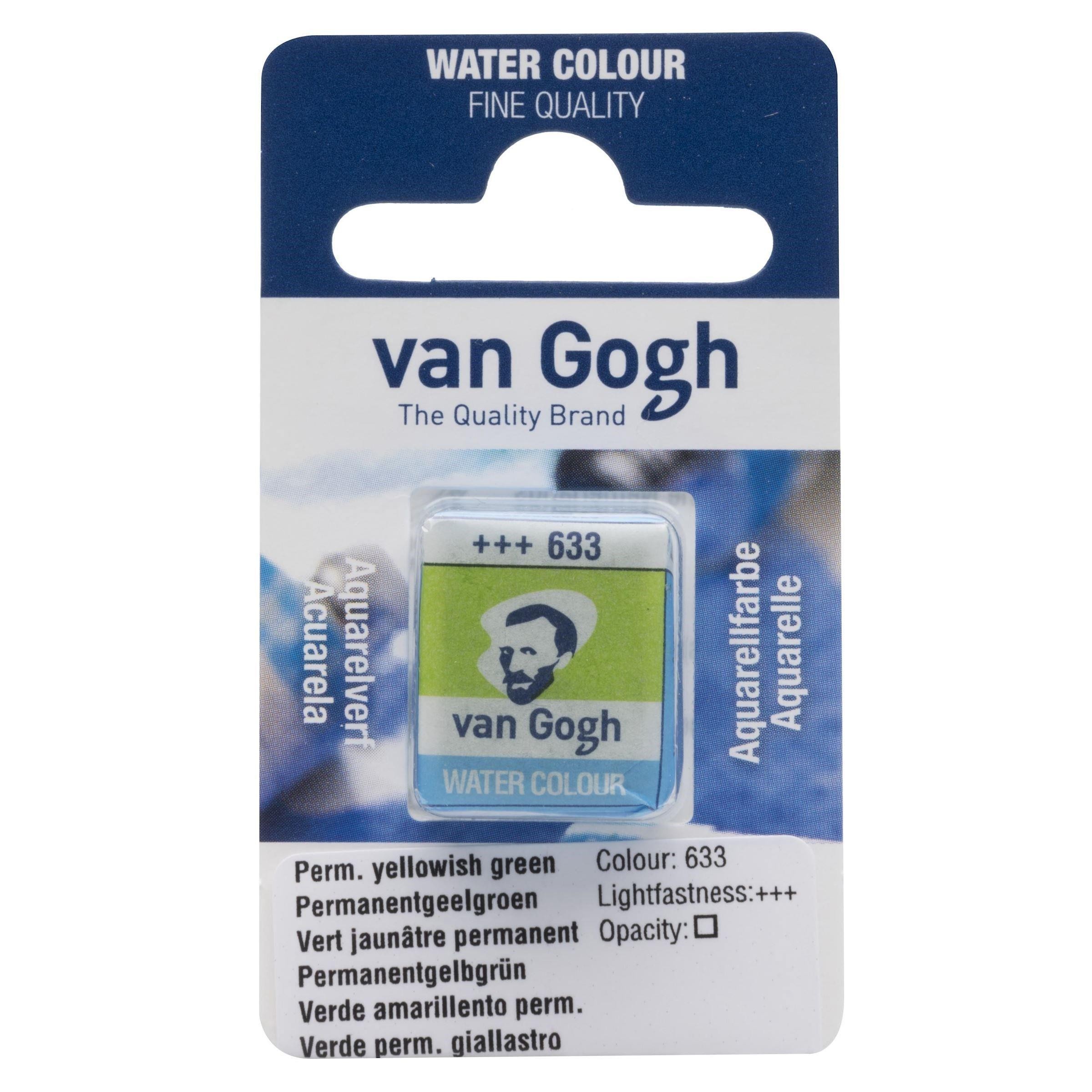 Acuarela van gogh 1-2 godet verde amarillento permanente n633