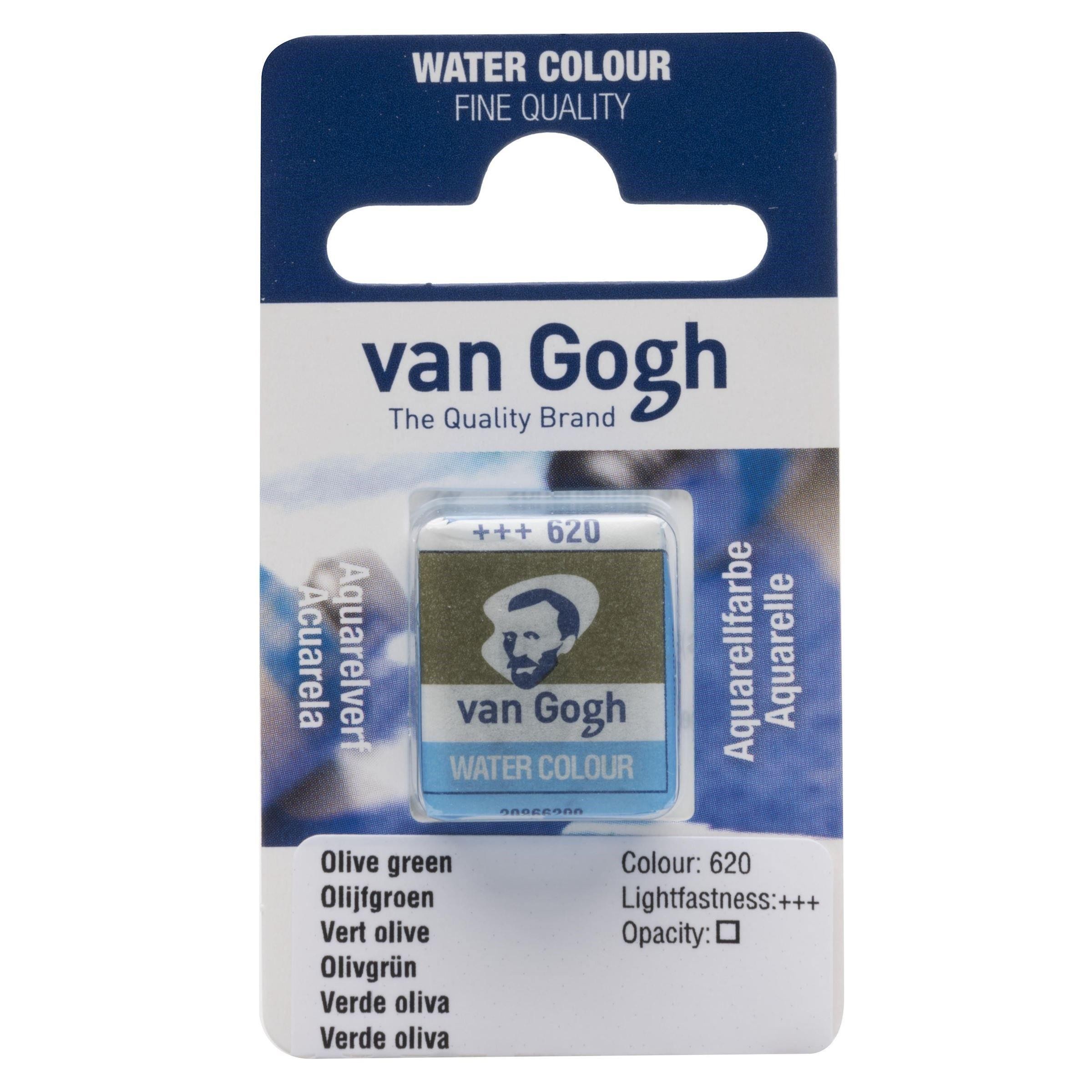Acuarela van gogh 1-2 godet verde oliva n620