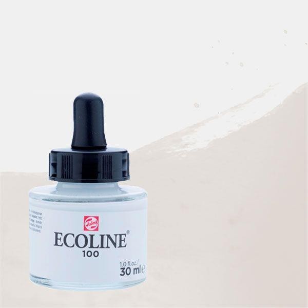 Acuarela liquida ecoline 30 ml gris calido claro
