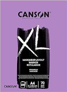 Bloc canson xl marker a3 100 h 70 gr