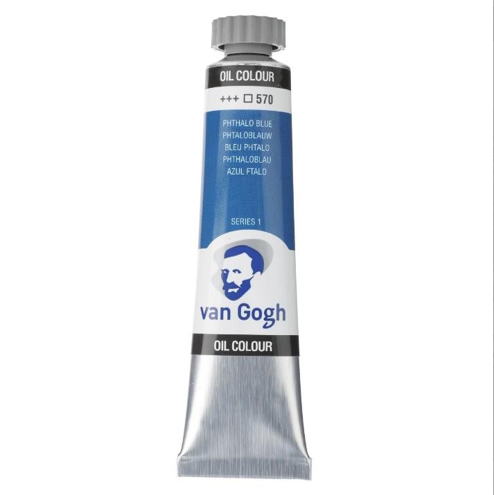 Oleo van gogh azul ftalocianina n570