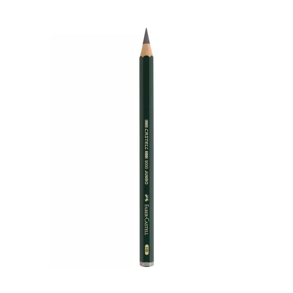 Lapiz faber-castell grafito jumbo 9000 hb