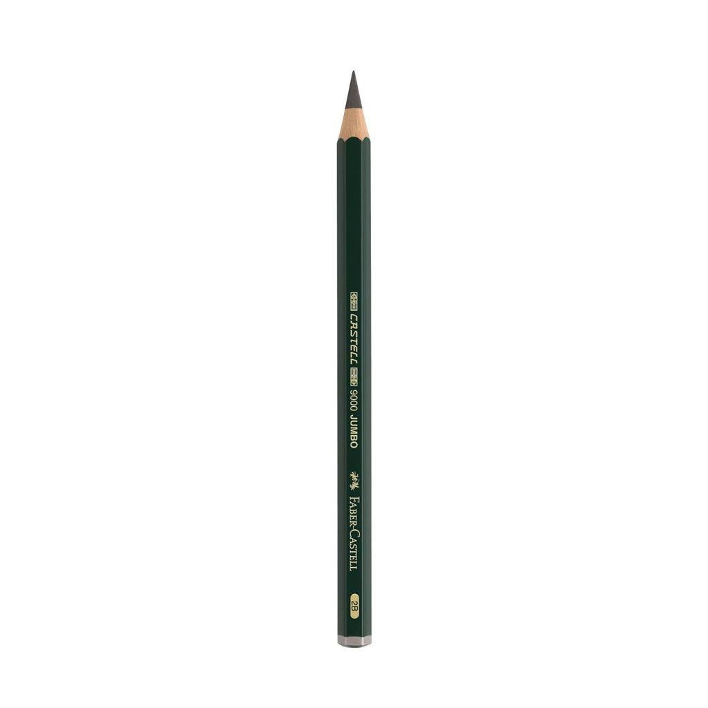 Lapiz faber-castell grafito jumbo 9000 2b