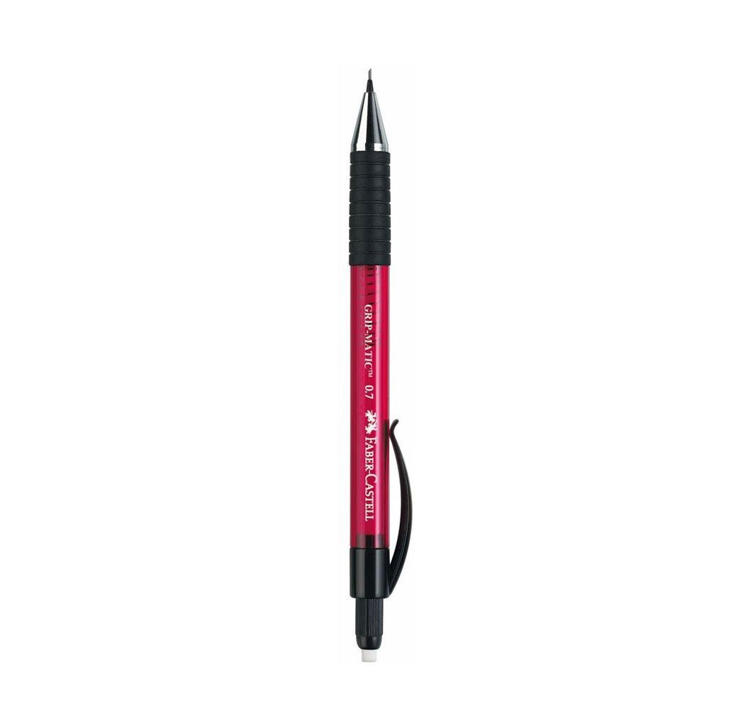 Portaminas faber-castell 0.7 mm rojo