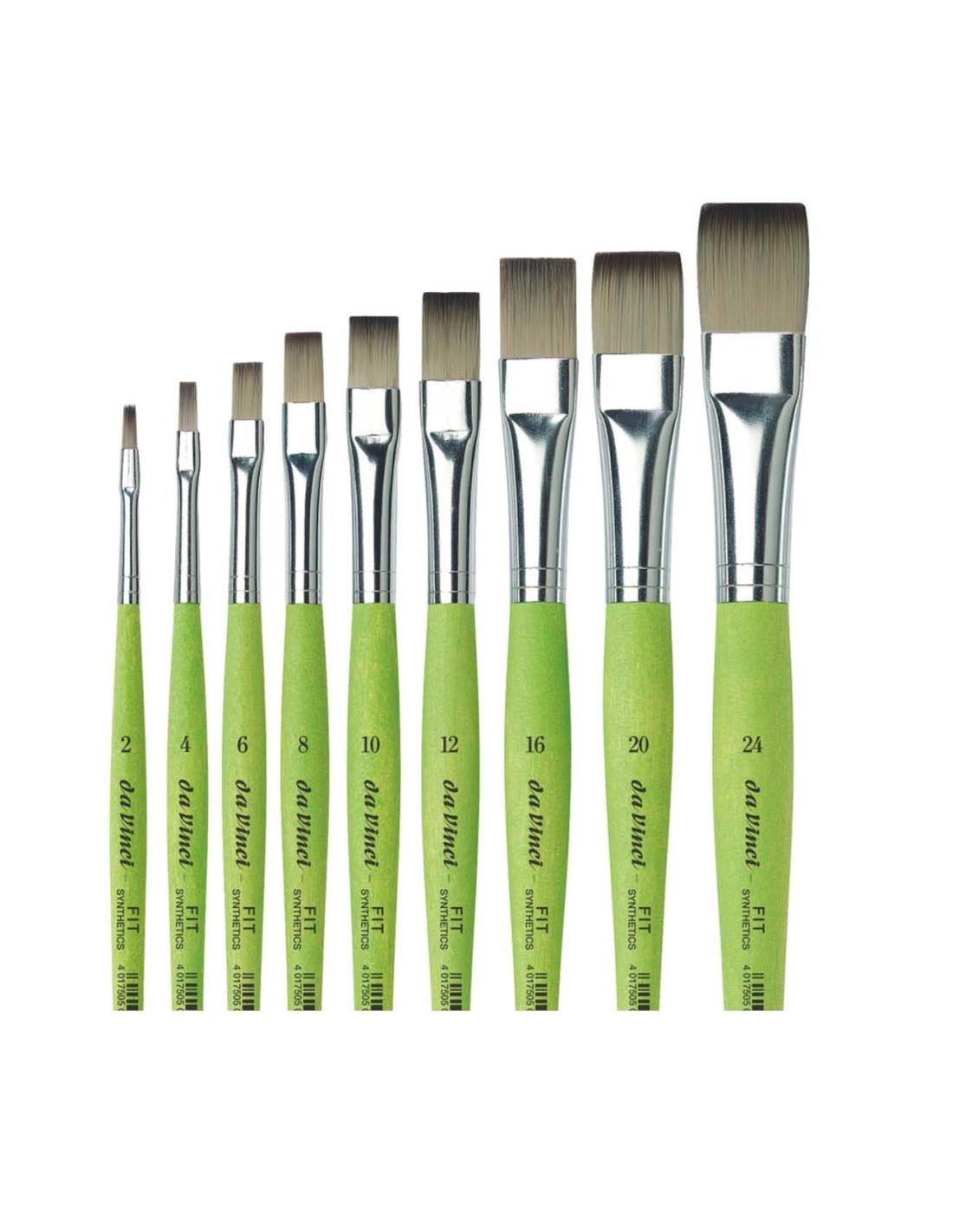 Pincel da vinci plano sintetico 374