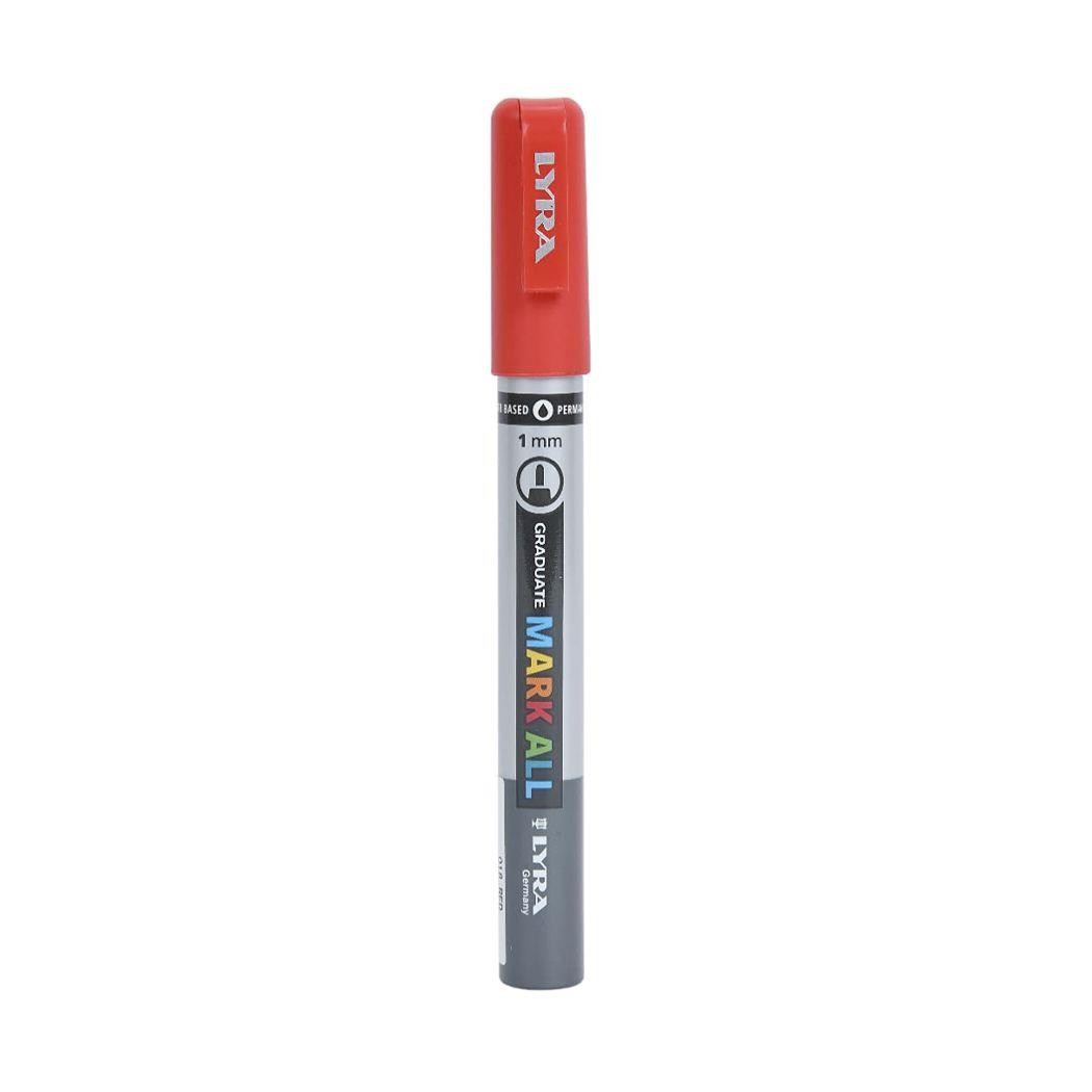 Rotulador graduate acrilico 1 mm rojo