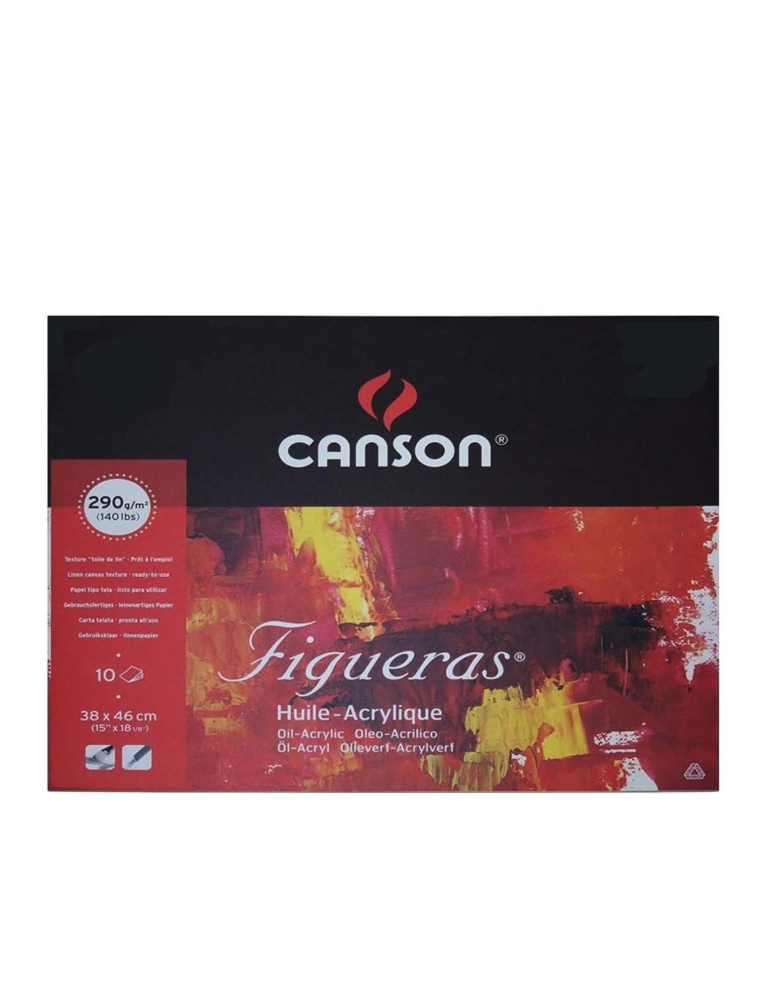 Bloc canson figueras oleo 33x41 cm 10 h 290 gr