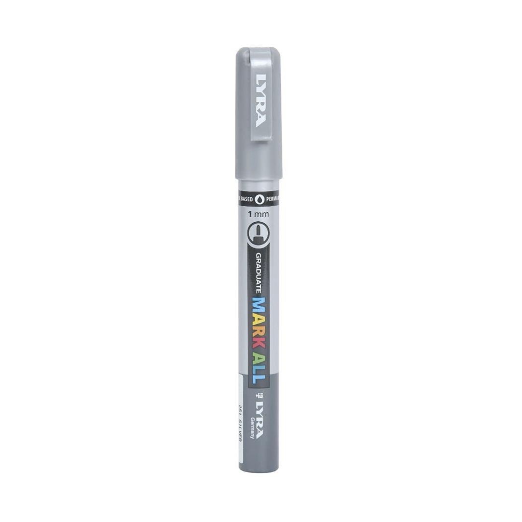 Rotulador graduate acrilico 1 mm plata