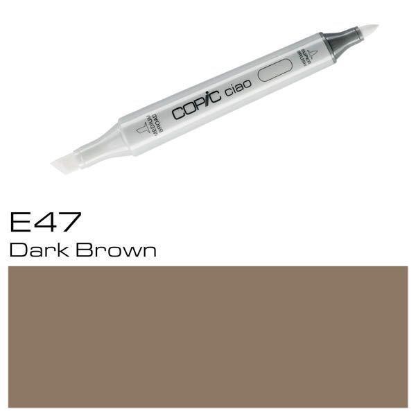 Rotulador copic ciao marron oscuro e47
