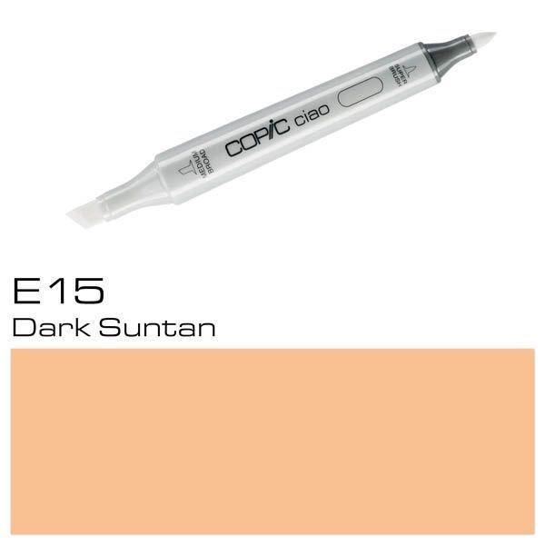 Rotulador copic ciao bronceado oscuro e15