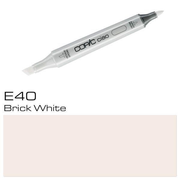 Rotulador copic ciao blanco ladrillo e40