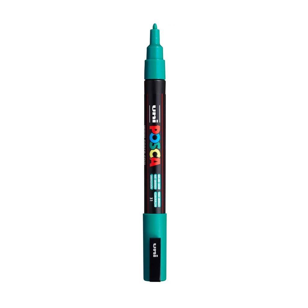 Rotulador posca pc3m verde esmerada n31