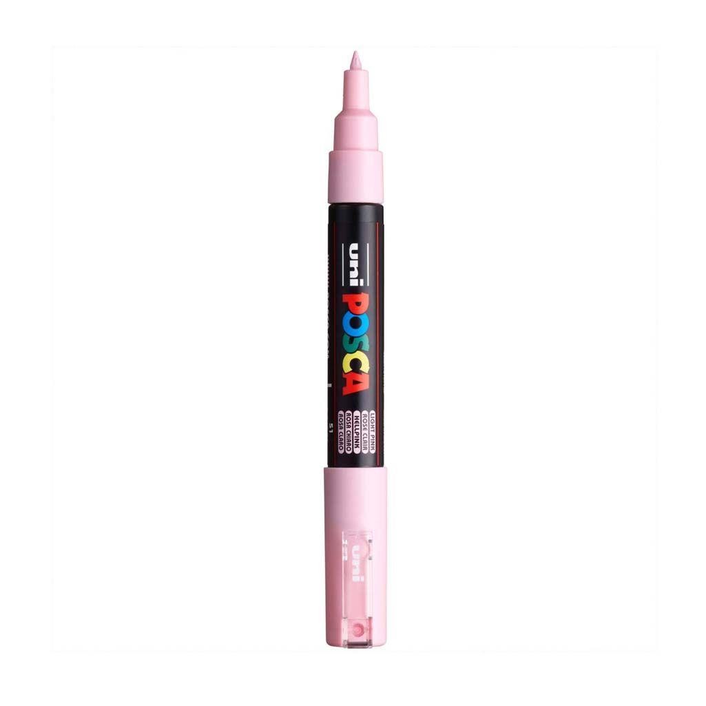 Rotulador posca pc5m rosa claro n51