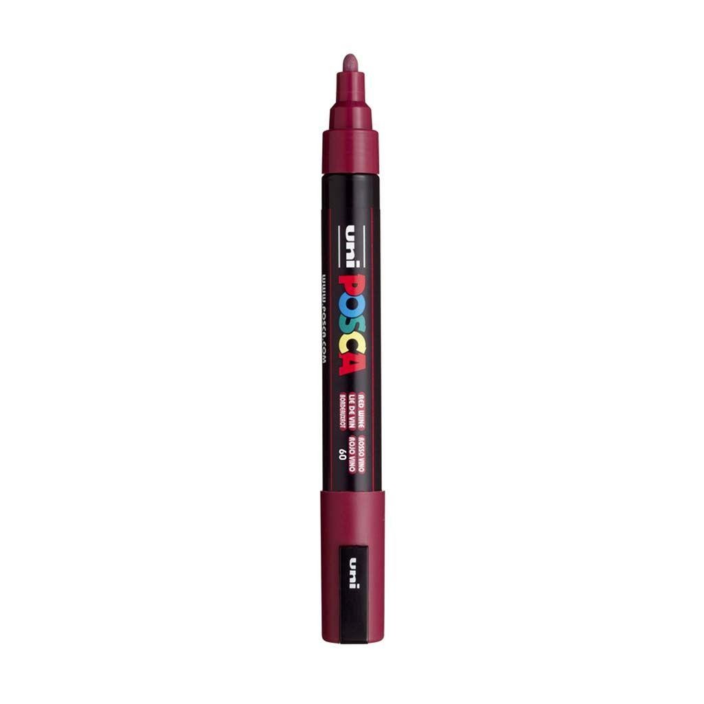 Rotulador posca pc5m rojo vino n60