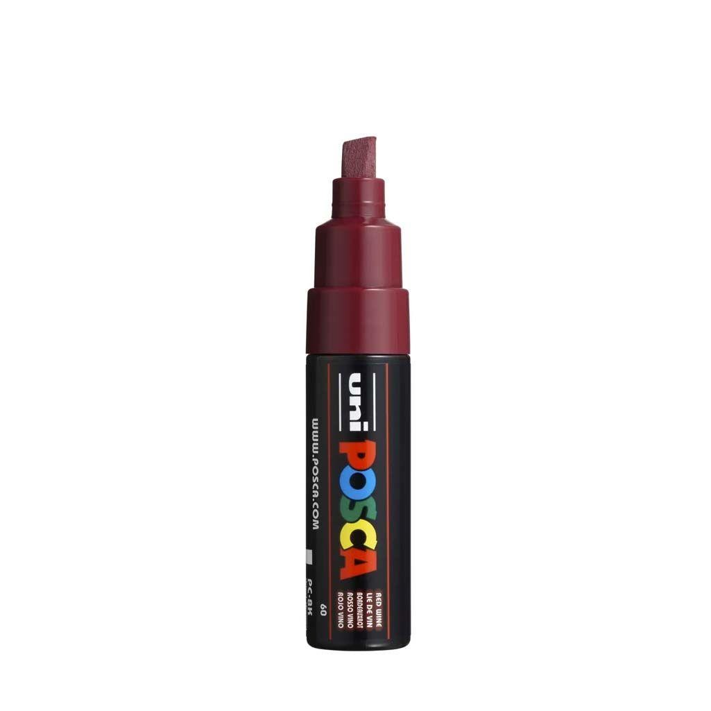 Rotulador posca pc8k rojo vino n60