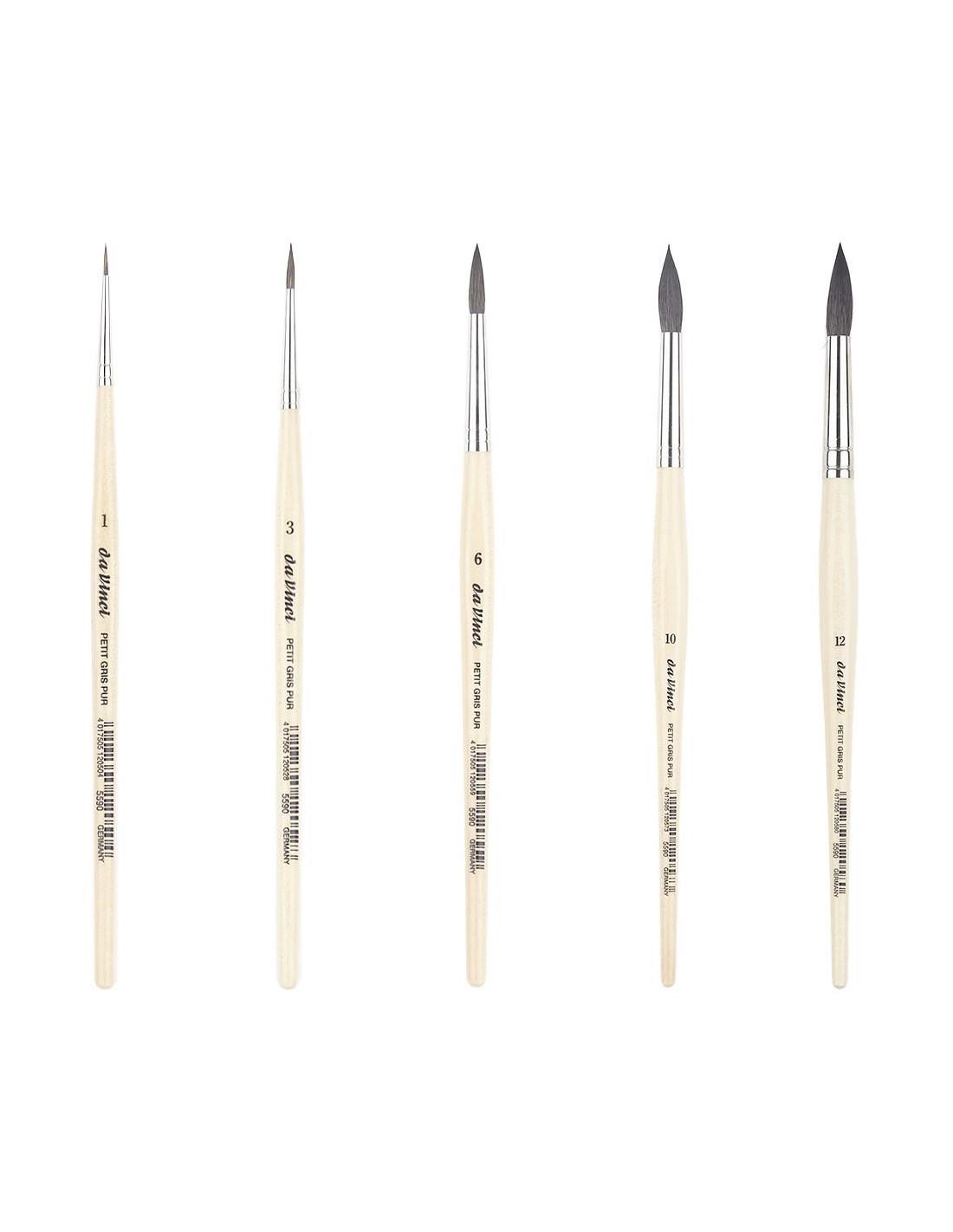 Pincel da vinci petit gris pur 5590