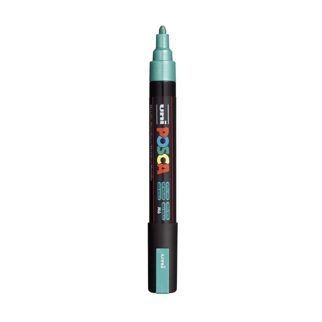 Rotulador posca pc5m verde metalico nm6