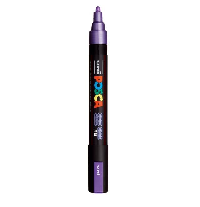 Rotulador posca pc5m violeta metalico nm12