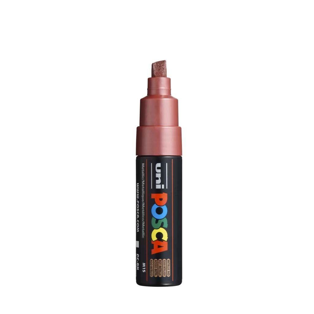 Rotulador posca pc8k rojo metalico nm15