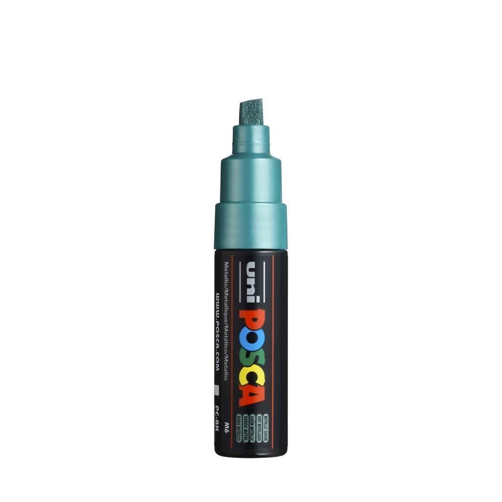 Rotulador posca pc8k verde metalico nm6