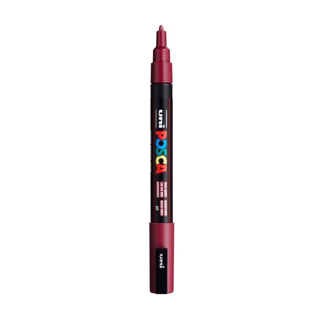 Rotulador posca pc3m vino n60
