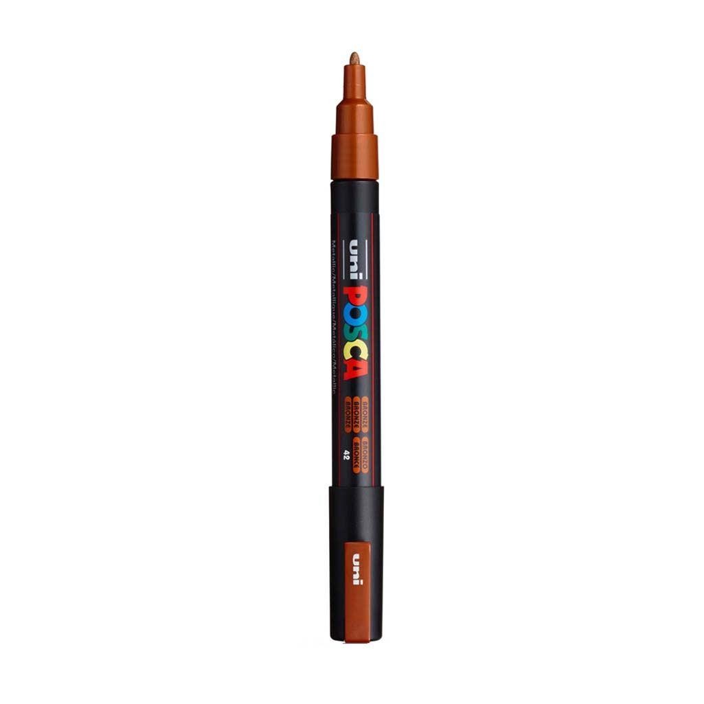 Rotulador posca pc3m bronce n42