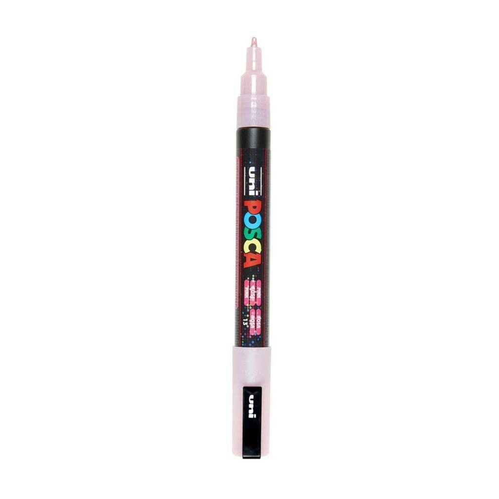 Rotulador posca pc3ml rosa purpurina n13