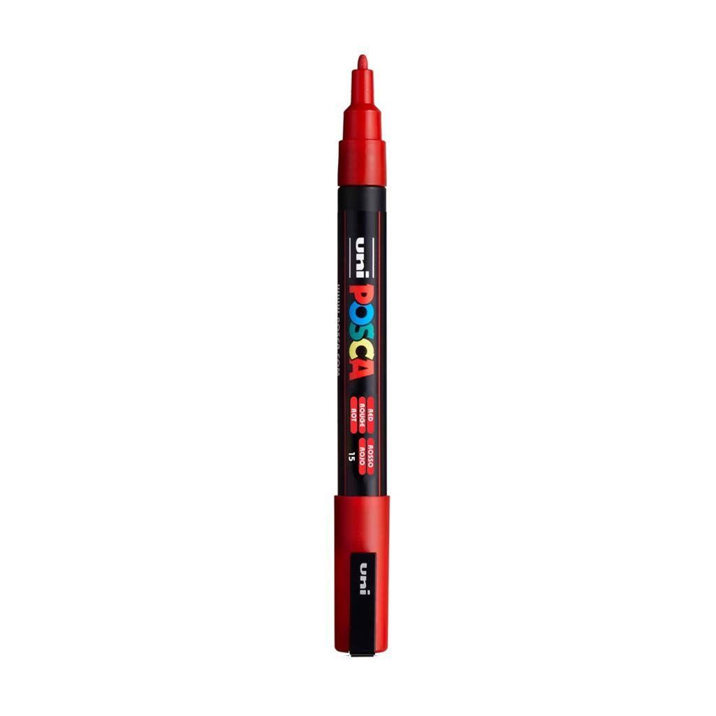 Rotulador posca pc3m rojo n15