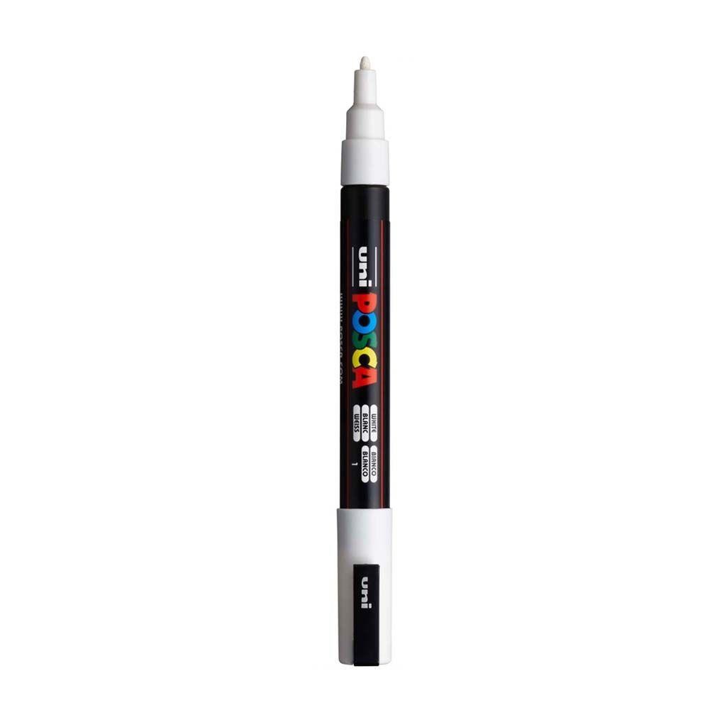 Rotulador posca pc3m blanco n1