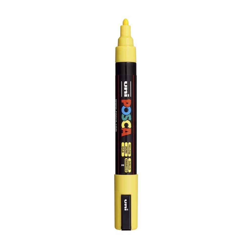 Rotulador posca pc5m amarillo n2