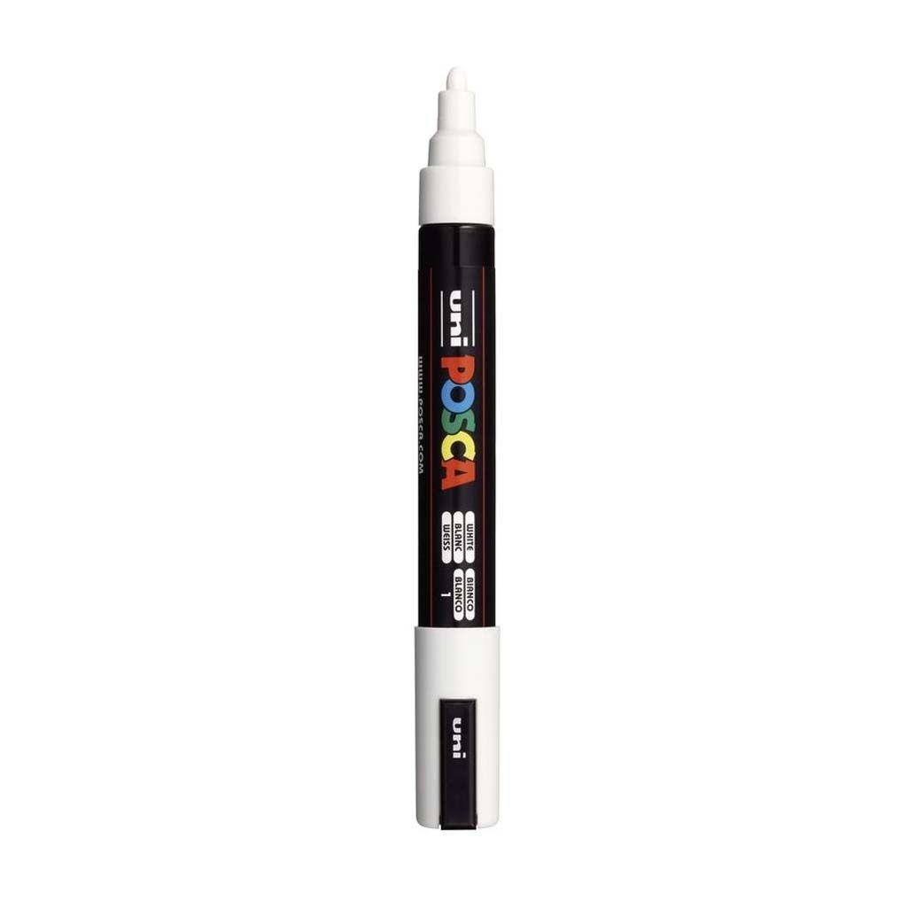 Rotulador posca pc5m blanco n1